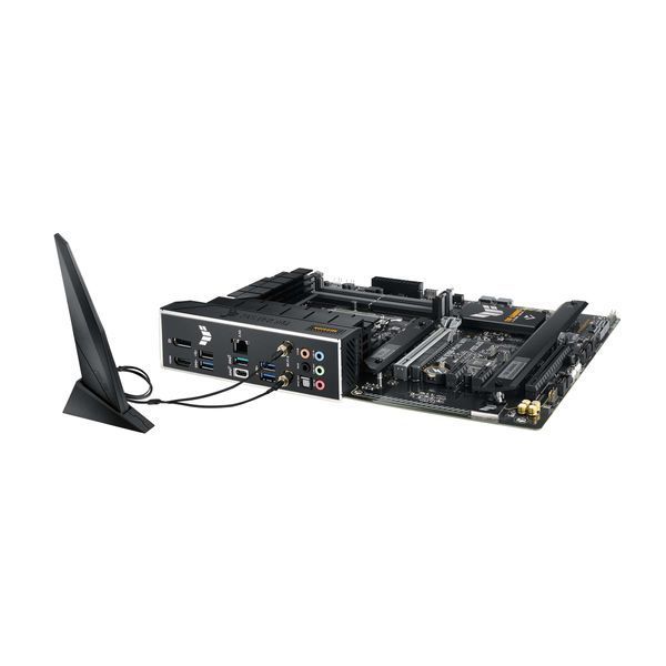 ASUS Материнcкая плата TUF GAMING B760-PLUS WIFI s1700 B760 4xDDR5 M.2 HDMI DP Wi-Fi BT ATX 90MB1ER0-M1EAY0 фото