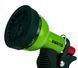 Ороситель ручной Verto, пистолетный, 1/2"-3/4", 6 функций, регулировка напорарегулировка напора/распила воды, держатель двухкомпонентный 15G714 фото 4