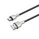 Кабель Colorway USB - MicroUSB (head metal) 2.4A 1м чорний (CW-CBUM046-BK) CW-CBUM046-BK фото 3