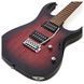 Електрогітара Cort X100 Open Pore Black Cherry Burst (X100 OPBB) X100 OPBB фото 2