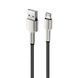 Кабель Colorway USB - MicroUSB (head metal) 2.4A 1м чорний (CW-CBUM046-BK) CW-CBUM046-BK фото 1