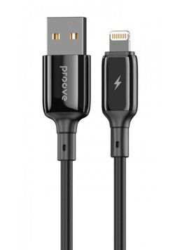 Кабель Proove Flex Metal USB to Lightning 2.4A (1m) Black (CCFM20001101) CCFM20001101 фото