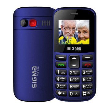 Мобильный телефон Sigma Comfort 50 EASY TYPE-C Blue (4827798585238) 4827798585238 фото