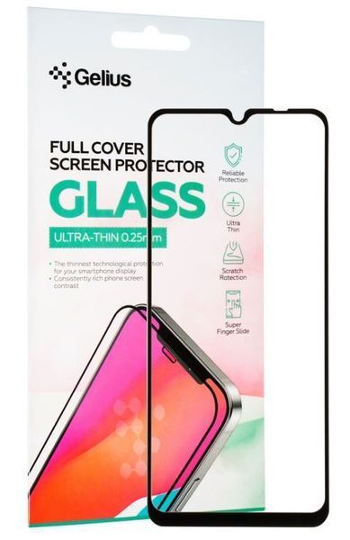 Захисне скло Gelius Full Cover Ultra-Thin 0.25mm for Xiaomi Redmi 10c Black f9031248-3981-11ed-8350-38d54713ceda фото