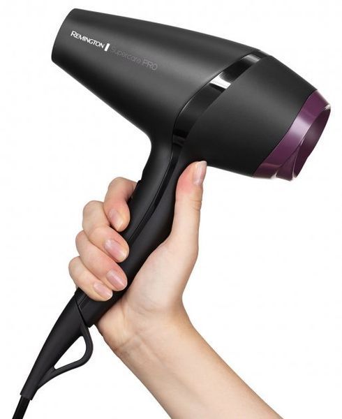 Remington Фен Supercare PRO 2100 AC motor, 2100Вт, режимов-3, иониз-я, хол. обдув, черный AC7100 фото