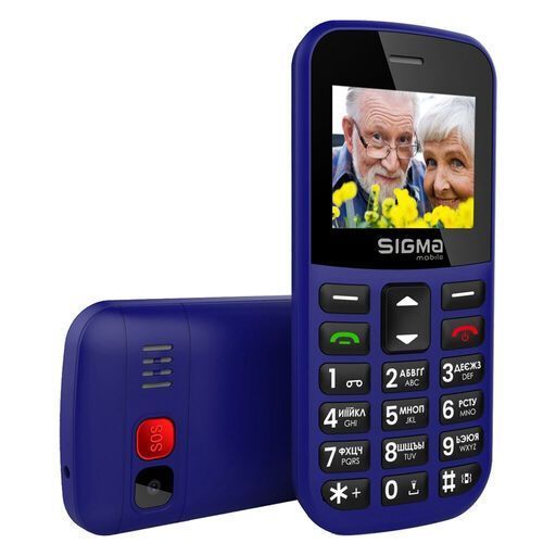 Мобильный телефон Sigma Comfort 50 EASY TYPE-C Blue (4827798585238) 4827798585238 фото