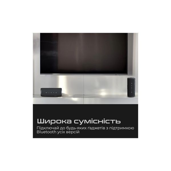 Акустика портативна HiFuture Ripple 30W Black ripple.black. фото