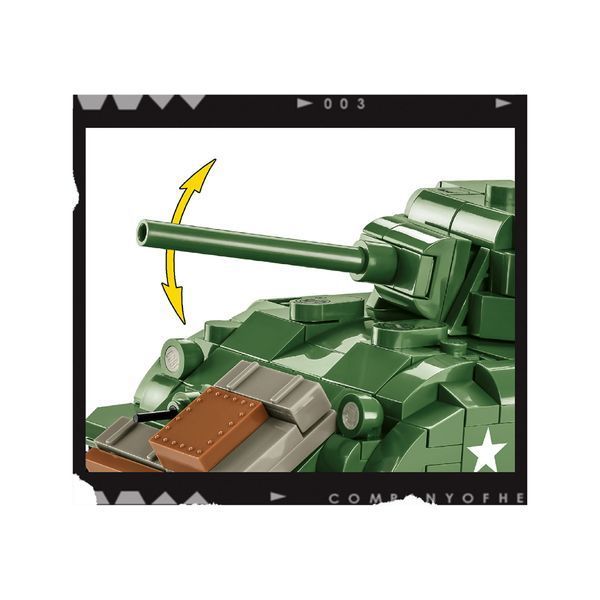 Конструктор Cobi Company of Heroes 3 Танк M4 Шерман, 615 деталей (COBI-3044) COBI-3044 фото