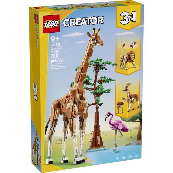 Конструктор LEGO Creator Дикі тварини сафарі 780 деталей (31150) 31150 фото