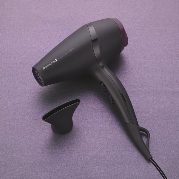 Remington Фен Supercare PRO 2100 AC motor, 2100Вт, режимов-3, иониз-я, хол. обдув, черный AC7100 фото