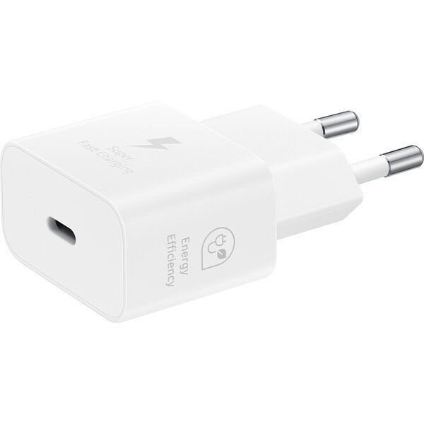Зарядний пристрій Samsung (25W) USB-C Power Adapter White (EP-T2510NWE) EP-T2510NWE фото