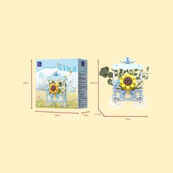 Конструктор Pantasy Original - Flower Cart Візок із соняшниками (15026) 15026 фото