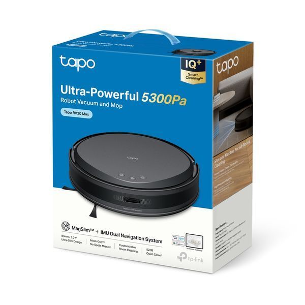 Робот-пилосмок TP-LINK TAPO RV 20 MAX LIDAR з підтримкою вологого прибирання TAPO-RV20-MAX TAPO-RV20-MAX фото