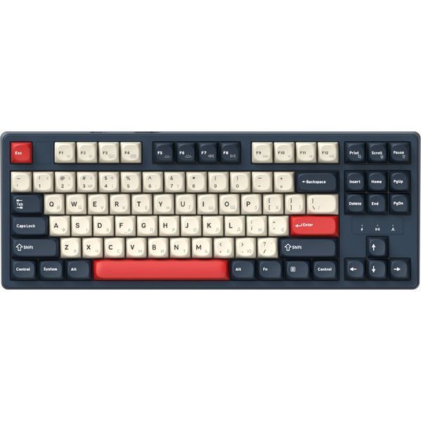 Клавіатура GamePro Asgard Ragnar Wireless/Bluetooth/USB UA Blue (MK285BL) MK285BL фото