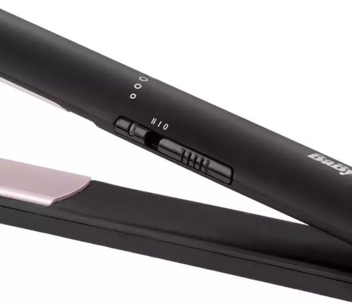 BaByliss Випрямитель, 41Вт, темп.режимов-2, 200 - 230С, керамика, черный ST241E фото