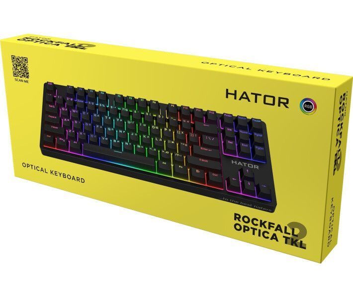 Клавиатура HATOR Rockfall 2 Optica TKL (HTK-730) Black HTK-730 фото