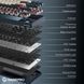 Клавіатура GamePro Asgard Ragnar Wireless/Bluetooth/USB UA Blue (MK285BL) MK285BL фото 5