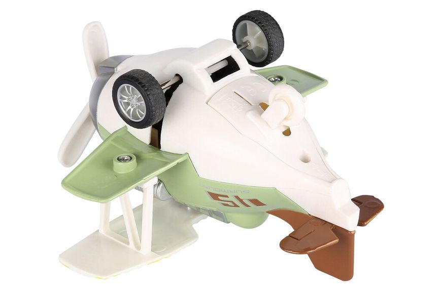 Літак металевий Same Toy інерційний Aircraft зі світлом і звуком (зелений) SY8015Ut-2 фото