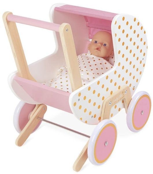 Janod Коляска Candy Chic для кукол J05886 фото