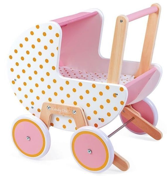 Janod Коляска Candy Chic для кукол J05886 фото