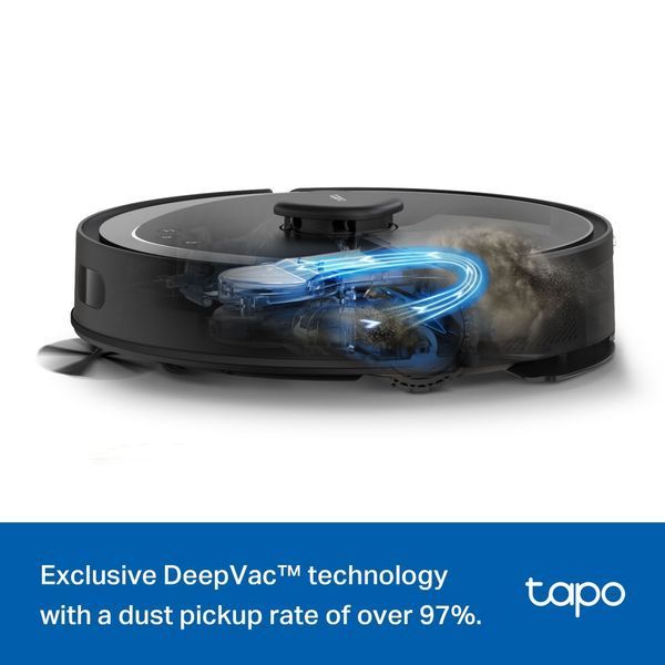 TP-Link Робот-пылесос TAPO RV 30 MAX LIDAR с поддержкой влажной уборки + док-станция TAPO-RV30-MAX-PLUS фото