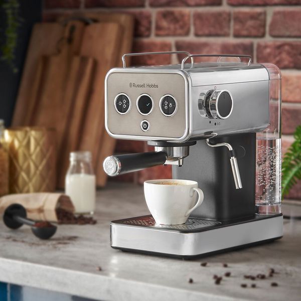 Кавоварка Russell Hobbs ріжкова Distinctions Titanium 1.1л 26452-56 26452-56 фото