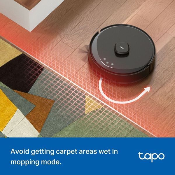 TP-Link Робот-пылесос TAPO RV 30 MAX LIDAR с поддержкой влажной уборки + док-станция TAPO-RV30-MAX-PLUS фото