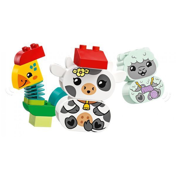 Конструктор LEGO DUPLO My First Потяг тваринок 19 деталей (10412) 10412 фото