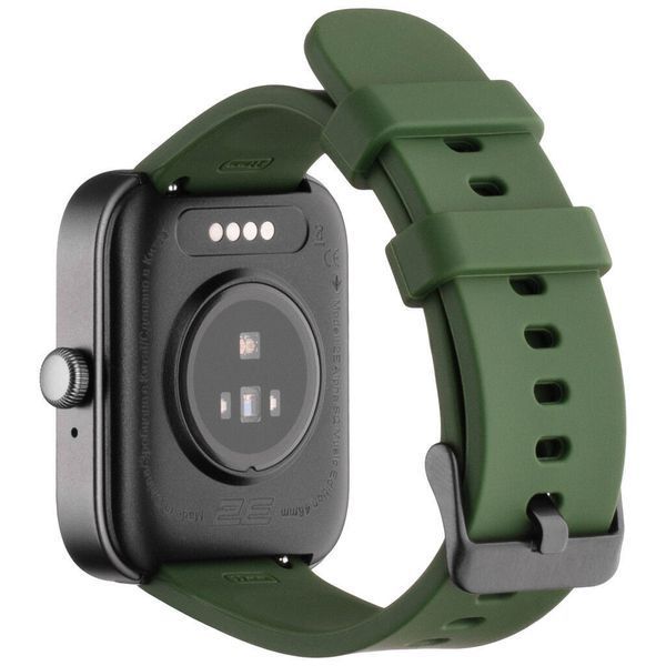 Смарт-годинник 2E Alpha SQ Music Edition 46mm Black-Green (2E-CWW40BKGN) 2E-CWW40BKGN фото