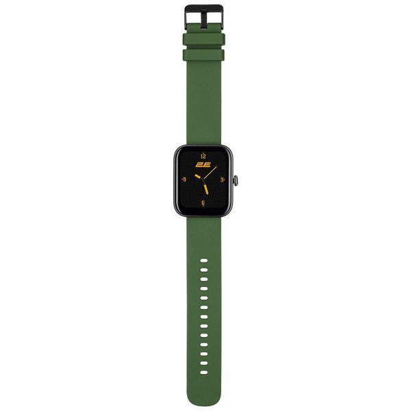 Смарт-годинник 2E Alpha SQ Music Edition 46mm Black-Green (2E-CWW40BKGN) 2E-CWW40BKGN фото