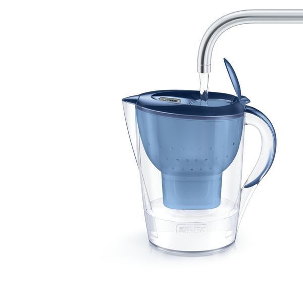 Фільтр-глечик Brita Marella XL Memo MXPro 3.5л (2л очищеної води) з фільтр-картриджем 2шт, синій 1052786 фото