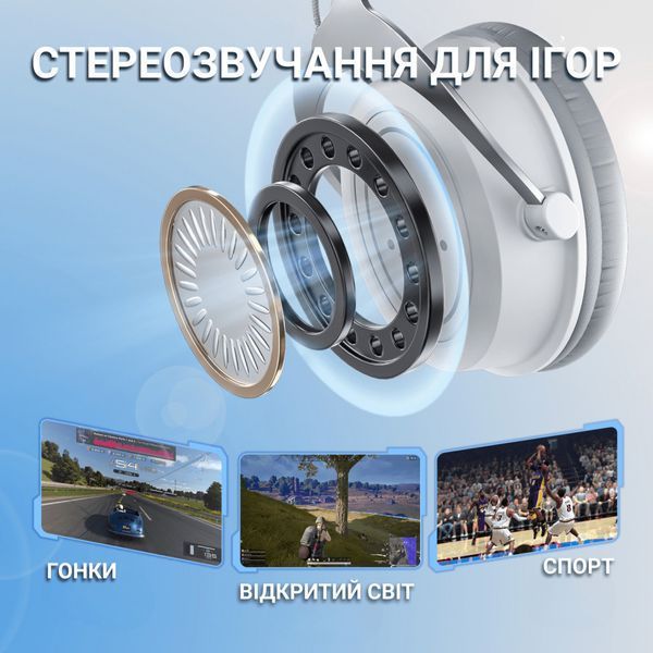 Наушники Fifine H3 RGB White (H3W) H3W фото