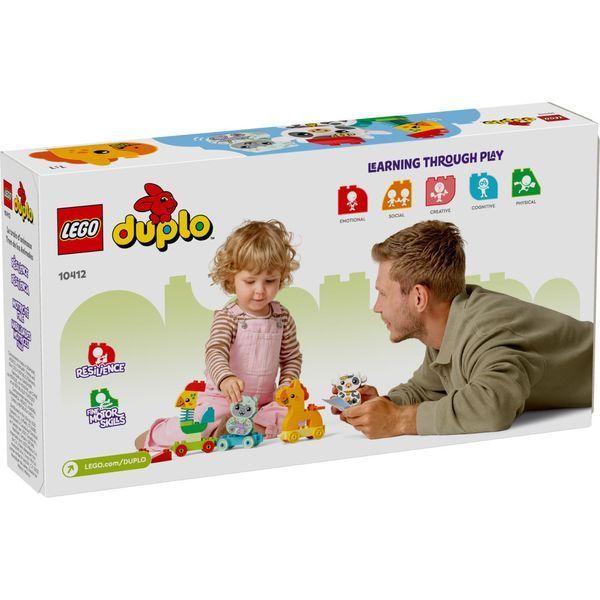 Конструктор LEGO DUPLO My First Потяг тваринок 19 деталей (10412) 10412 фото