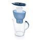 Фільтр-глечик Brita Marella XL Memo MXPro 3.5л (2л очищеної води) з фільтр-картриджем 2шт, синій 1052786 фото 3