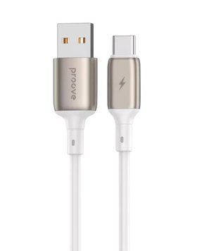 Кабель Proove Flex Metal USB to Type-C 2.4A (1m) White (CCFM20001202) CCFM20001202 фото