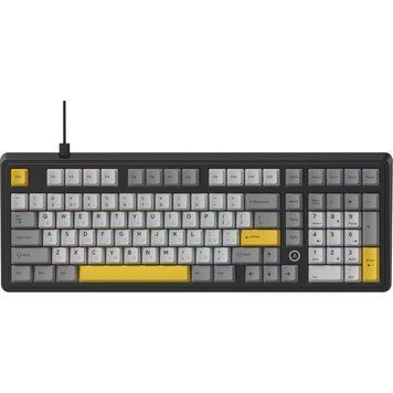 Клавіатура Ajazz AK980 MAX Magnetic Switch USB UA Black/Grey/Yellow (AK980-MAX-M-BGY) AK980-MAX-M-BGY фото