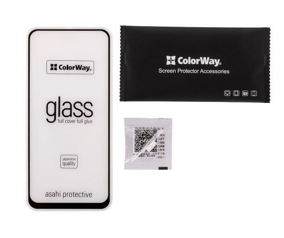 Захисне скло ColorWay 9H FC glue Apple iPhone 14 Pro Max black CW-GSFGAI14P-BK фото