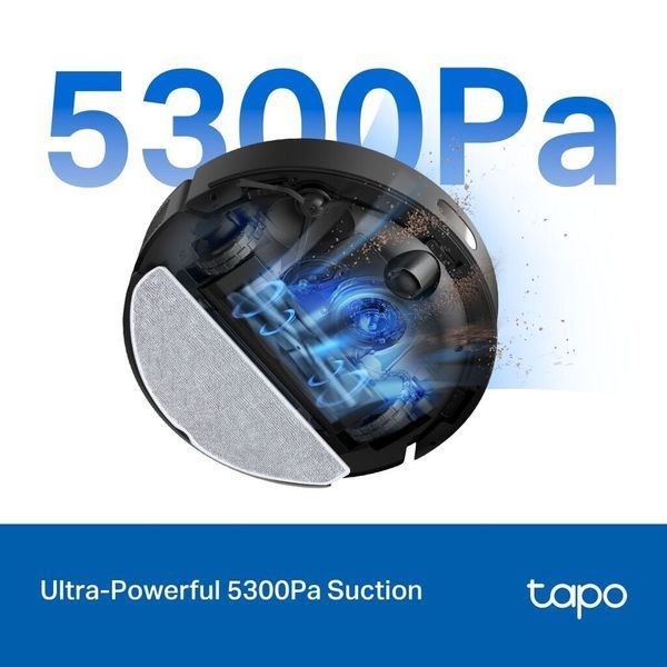 TP-Link Робот-пылесос TP-LINK TAPO RV 30 MAX LIDAR с поддержкой влажной уборки TAPO-RV30-MAX фото