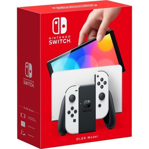 Игровая приставка Nintendo Switch OLED with White Joy-Con (045496453435) 045496453435 фото