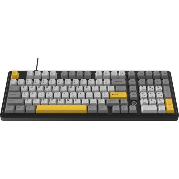 Клавіатура Ajazz AK980 MAX Magnetic Switch USB UA Black/Grey/Yellow (AK980-MAX-M-BGY) AK980-MAX-M-BGY фото