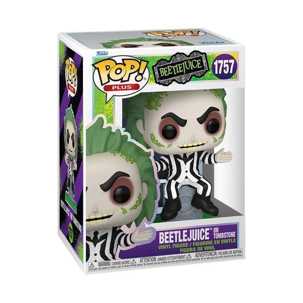 Фігурка Funko POP Plus: Beetlejuice S3 - Beetlejuice w/Tonbstone 889698835626 фото