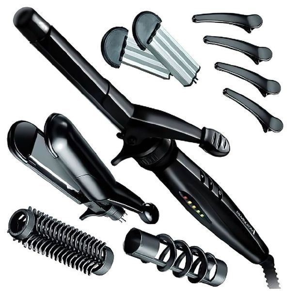 Remington Мультистайлер Multistyle, 25Вт, темп.режимов-5, 110-190С, 5 насадок, кейс, аксесуары, кера S8670 фото