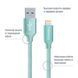 Кабель ColorWay USB - Apple Lightning 2.1А 1м мятний (CW-CBUL004-MT) CW-CBUL004-MT фото 5