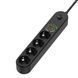 Сетевой фильтр-удлинитель СolorWay 4 розетки/4USB Black 2M (CW-CHE44PDB) CW-CHE44PDB фото 1
