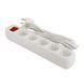 Мережевий фільтр СolorWay 5 розеток/3M White (CW-PSEA53W) CW-PSEA53W фото 1