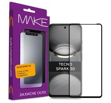 Захисне скло MAKE для Tecno Spark 30 (MGF-TS30) MGF-TS30 фото