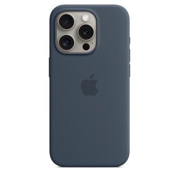 Накладка Apple Silicone Case для iPhone 15 Pro Max с MagSafe Storm Blue (ASC15PMSBL(M)) ASC15PMSBL(M) фото