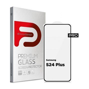 Защитное стекло ArmorStandart Pro для Samsung S24 Plus Black (ARM72437) ARM72437 фото
