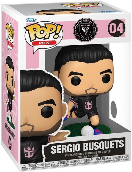Фігурка Funko POP Football: Inter Miami - Sergio Busquets (Away) 5908305249900 фото