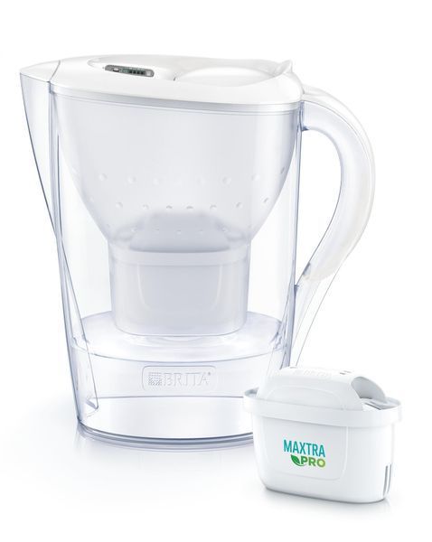 Фільтр-глечик Brita Marella Memo MXPro 2.4л (1.4л очищеної води) з фільтр-картриджем 3шт, білий 1052791 фото